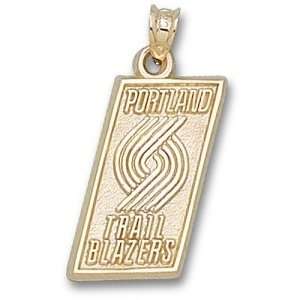  Portland Trail Blazers NBA Logo 5/8. Pendant (Gold Plated 