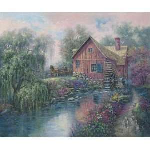 Willow Creek Mill   Carl Valente 26x20 CLEARANCE