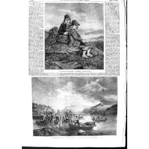    1853 Norwegian Peasant Children Funeral Logne Fjord