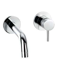  In Wall Bathroom Faucet with Single Handle Finish Chrome 