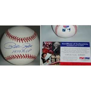  Pete Rose Signed Official Rawlings MLB Baseball with 73 