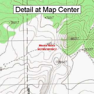   Map   Mount Hicks, Nevada (Folded/Waterproof)