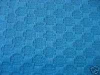 VINTAGE COTTON FABRIC 1960S FANCY WEAVE SEWING MATERIAL  