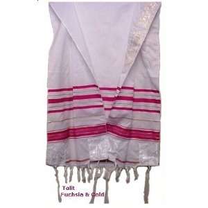  Prayer Shawls Fuchsia and Gold Made in Israel Everything 