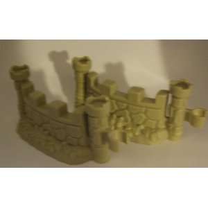 Little People Castle Stone Wall Fence (2) Mattel Replacement Wall 