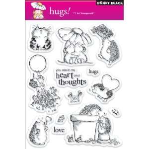  Penny Black Clear Stamp Set, Hugs Arts, Crafts & Sewing