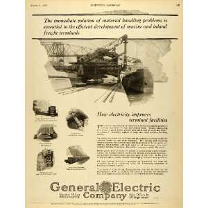   General Electric Portable Elevator Cargo Vintage   Original Print Ad