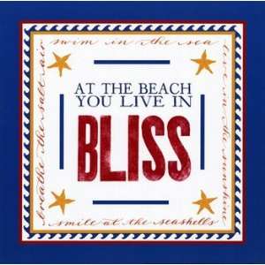  Beach Bliss Poster by Sharyn Sowell (12.00 x 12.00)