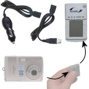  Portable External Battery Charging Kit for the Nikon Coolpix L6 