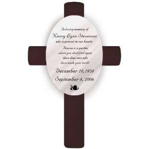   Favors Personalized Memorial Cross Heaven
