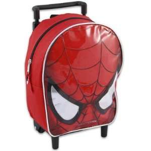  Spiderman Head Shape Mini Roller Backpack Baby