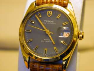 Rolex Tudor Prince Oysterdate automatic with Lizard Strap and Metal 