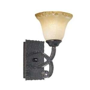  Cordelia Collection Copper Bronze and Amber Wall Sconce 