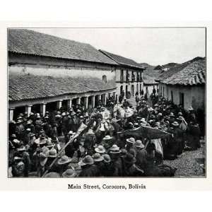  1915 Print Bolivia Coro Coro Small Town Corocoro Pacajes 