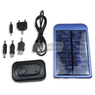 charger with the sun or computer first then connect the solar charger 