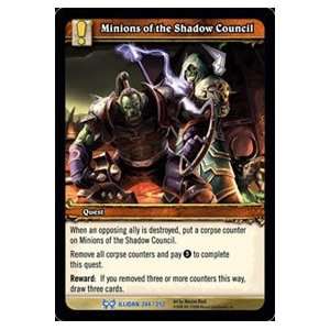 World of Warcraft Hunt for Illidan Single Card Minions of the Shadow 