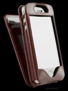 SENA CASES LEATHER WALLET SKIN APPLE IPHONE 4/4s BROWN  