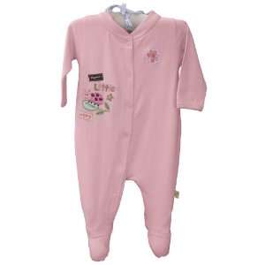   Little Pink Ladybug Organic Cotton Coverall by Organically Grown Baby