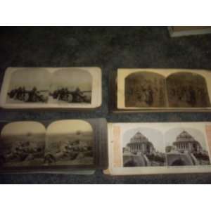  Large Lot of Stereoview Cards World War 1 Plus Everything 