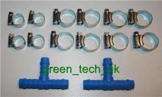   10 and 12mm available 12x12x12mm coolants tee s 12 jcs hose clips