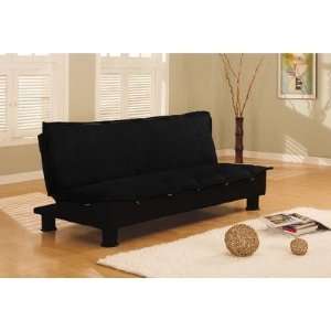   Serta Dream Convertible Sofa in Black 