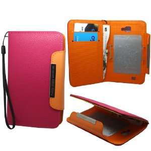  Mobile Palace   Pink Book Style (Faux) Leather Case Cover 
