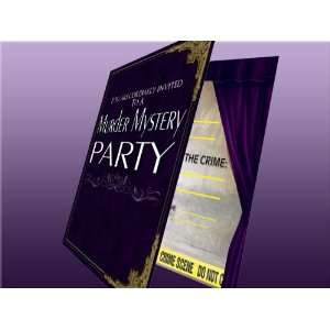  Murder Mystery Party Invitation Toys & Games