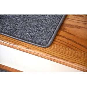  Dean Serged DIY Carpet Stair Treads 27 x 9   Steel Gray 
