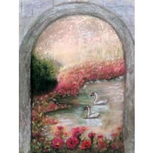 Swan Gardens Window Mural 