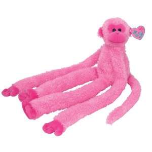  Ty Squeeze Me    Pink Long Arm Monkey Toys & Games