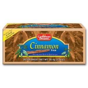 Caribbean Dreams Cinnamon Tea, 24 tea Grocery & Gourmet Food