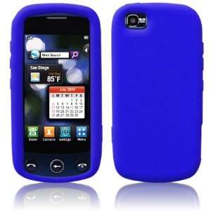  Blue Soft Silicone Skin Case for LG Sentio GS505 