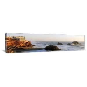 Cliff House and Seal Rocks in San Francisco   Gallery Wrapped Canvas 