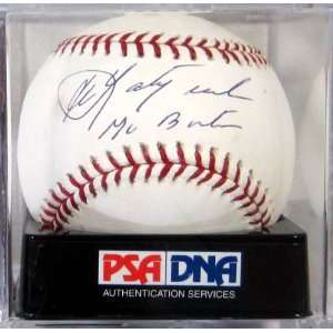  Autographed Carl Yastrzemski Ball   with Mr  Inscription 