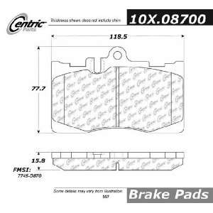   105.08700 105 Series Posi Quiet Semi Metallic Brake Pad Automotive
