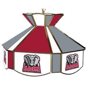 Alabama Crimson Tide College Stained Glass Swag Light, 16W x 12H (w 