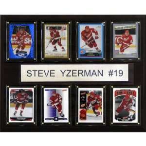  NHL Steve Yzerman Detroit Red Wings 8 Card Plaque