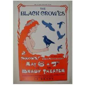  Black Crowes Handbill Poster David Dean The Crows 