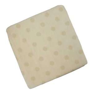  Preston Fitted Sheet   Crme Dot by Cocalo Baby