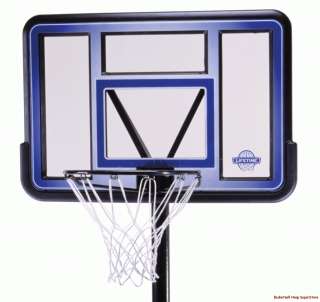 The Acrylic Fusion Backboard integrates an acrylic playing surface 