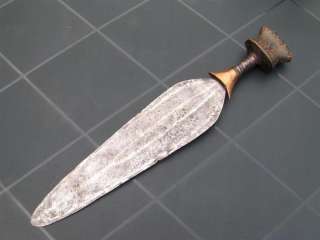 CONGO old african knife ancien couteau dafrique KUNDU  