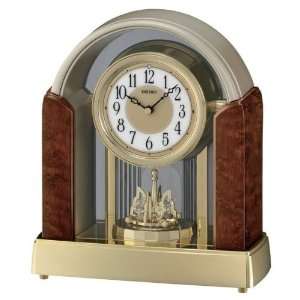  Seiko Brown/Gold Tone Case Melodies in Motion Clock 