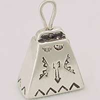 STERLING SILVER 3D WESTERN COWBELL Charm Cow Bell RINGS  