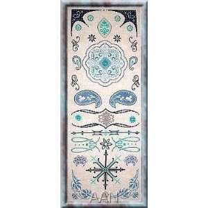    Oriental Blue   Cross Stitch Pattern Arts, Crafts & Sewing