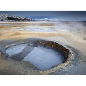  Mudpots at Namaskard Geothermal Area, Near Lake Myvatn and 