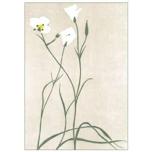  Sego Lily, Modern Floral Note Card by Henry Evans, 4.5x6 