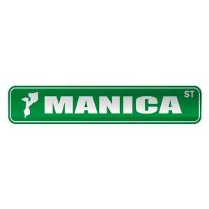     MANICA ST  STREET SIGN CITY MOZAMBIQUE