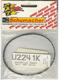 RC CAR SCHUMACHER U2241K U2241 SPEEDFLEX FRONT BELT SST AXIS NIB 