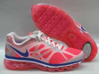   Air Max 2012 Pink White Blue Sneakers Girls Grade School Size 5  
