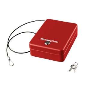  SentrySafe P005KR 0.05 Cubic Foot Keyed Compact Safe, Red 